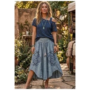 Oli & Hali Lazer Cut Crop Pants